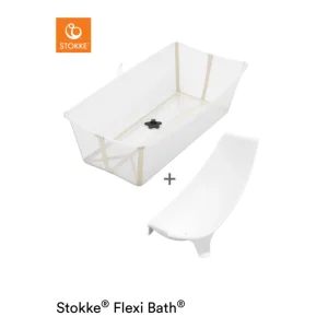 Stokke® Flexi Bath® + Badinzet Bundle | Sandy Beige