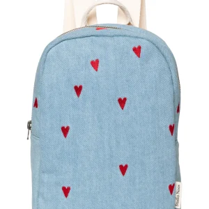Studio Noos Mini Rugzakje | Denim Hearts