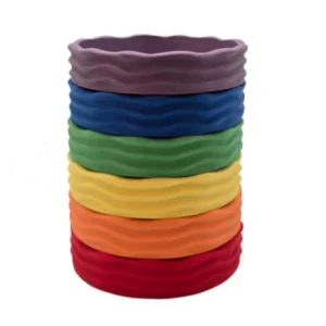 Grennn Wave Bakjes 6 stuks | Regenboog Set