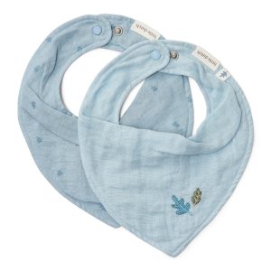 Little Dutch Bandana Slab Set Van 2 | Pure Denim Blue