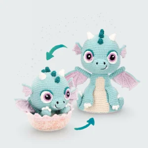 Garenpakket: Baby draakje uit het ei