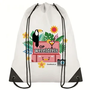 Op wereldreis Rugtas + Knopen