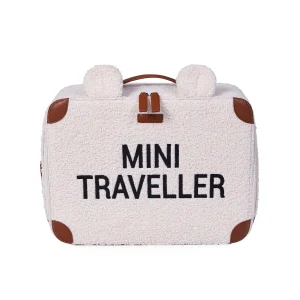 Childhome Mini Traveller Valiesje | Teddy Ecru