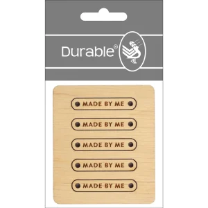 Durable - Houten label Made By Me