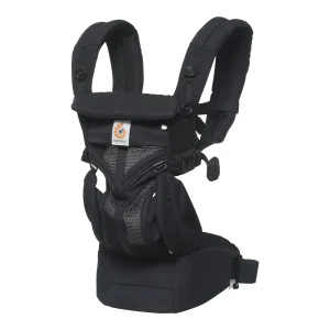 Ergobaby 4 position draagzak Cool Air 360 OMNI Onyx Black