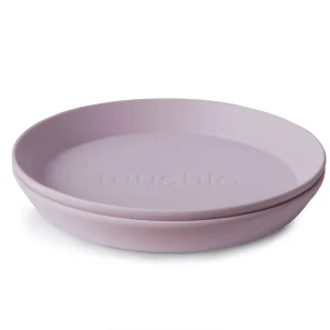 Mushie Set 2 Borden Rond | Soft Lilac