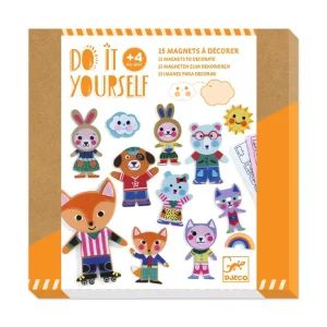 Djeco DIY Dierenmagneten Set 15 | Funky Family