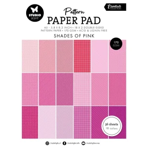 Studio Light - Essentials Pattern Paper Pad Shades Of Pink